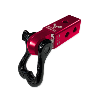XL 3/4 Shackle and Mohawk 2.0 Receiver Combo Red Rum / Black Hole Moose Knuckle Offroad