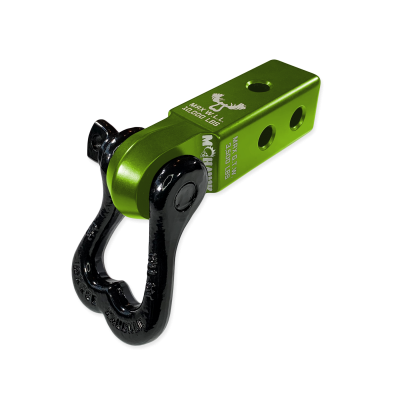 XL 3/4 Shackle and Mohawk 2.0 Receiver Combo Bean Green / Black Hole Moose Knuckle Offroad