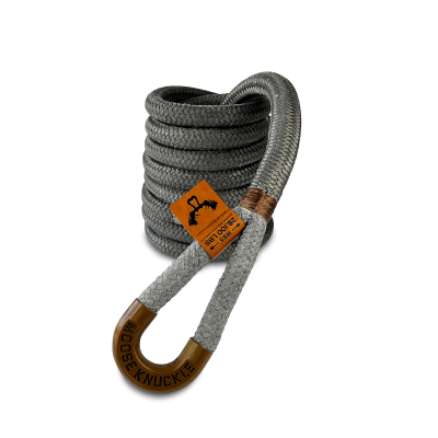 Lug Line Stretch Recovery Rope Gun Gray 10 Feet Moose Knuckle Offroad