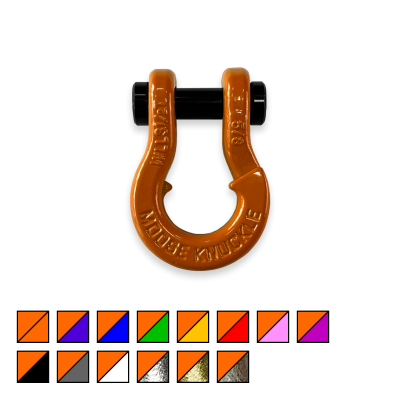 Jowl SxS Recovery Split Shackle 5/8 Obscene Orange Moose Knuckle Offroad