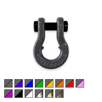 Jowl SxS Recovery Split Shackle 5/8 Gun Gray Moose Knuckle Offroad