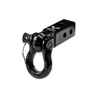 B'oh 3/4 Spin Pin Shackle and Mohawk 2.0 Receiver Combo Black Lung / Black Hole Moose Knuckle Offroad