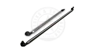 Jeep Wrangler JK 1 Ton Aluminum Tie Rod and Drag Link Stock Location Under Knuckle No Clamp RPM Steering