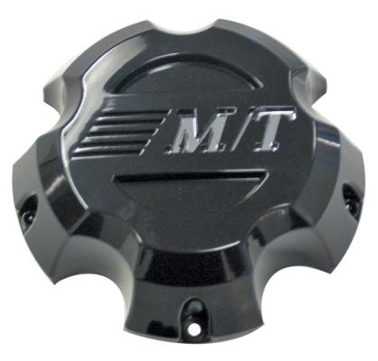 Sidebiter II Center Caps 5X5.50 Bolt On Closed 135MM Flat Black Mickey Thompson