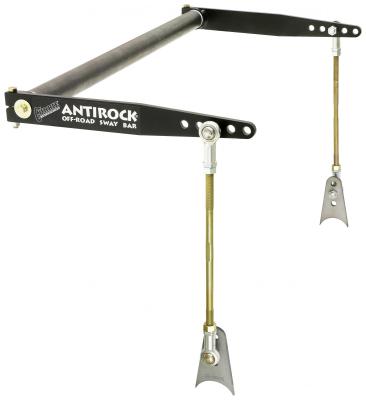 Antirock Sway Bar Kit Universal 36 Inch Bar 20 Inch Steel Arms RockJock 4x4