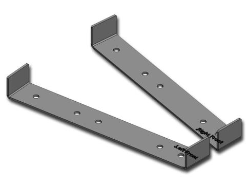 Jeep Wrangler Frame Bracket Location Templates 1997-2006 TJ Clayton Off Road