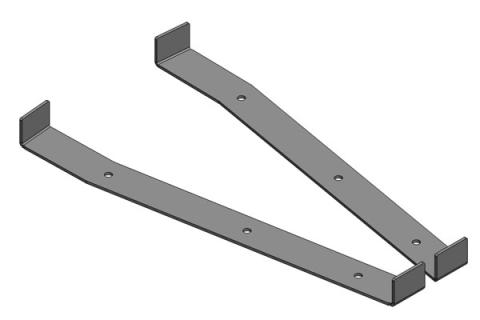 Jeep Wrangler Frame Bracket Location Templates 2004-2006 LJ Clayton Off Road