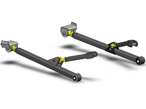 Jeep Wrangler Front Long Arm Upgrade Kit 1997-2006 TJ Clayton Off Road