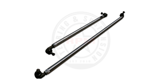 07 18 Wrangler JK 1 Ton Aluminum Tie Rod and Drag Link Steering Flip Kit No Clamp RPM Steering
