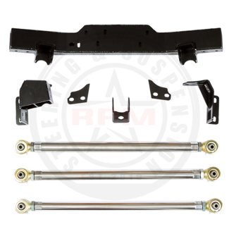 JK 2 Door Stretch Bolt In 3 Link Front & Double Triangulated 4 Link Rear Long Arm Upgrade No Truss No FS 5 No link Upgrade RPM Steering