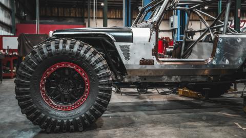 Aluminum Cowl and Mini Fender Armor for 1986-1995 Jeep Wrangler YJ