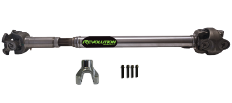 Jeep Wrangler JL Front 1350 CV Driveshaft Sahara Flange Style Revolution Gear