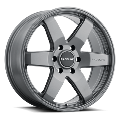 Aluminum Wheels 18x8 Addict 942GS Greystone Gray Multi Spoke 15 Offset 6 on 139.7 Bolt Pattern 106.1 Bore Raceline