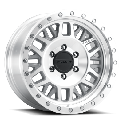Aluminum Wheels 18x9 Ryno 951MC Machined Silver 18 Offset 5 on 127 Bolt Pattern 78.1 Bore Raceline