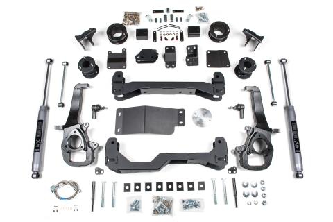 4 Inch Lift Kit Ram 1500 w/ Air Ride 13-18 4WD Fox 2.0 Performance Shocks