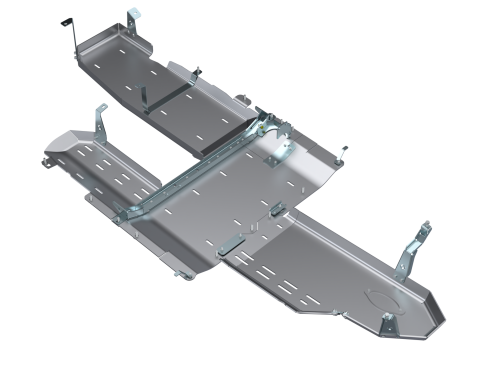 JLU Full Bellypan With Oil Door -  4 Door 3.0L Diesel Aluminum Artec Industries