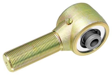 Forged Johnny Joint 2 1/2 Inch 2.365 Inch X 0.562 Inch Ball 1 1/4 Inch-12 Left Hand Threaded Shank Externally Greased Each RockJock 4x4