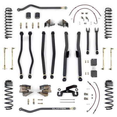Jeep Wrangler Overland+ 3.5 Inch Long Arm Lift Kit 2018+ JL Clayton Offroad