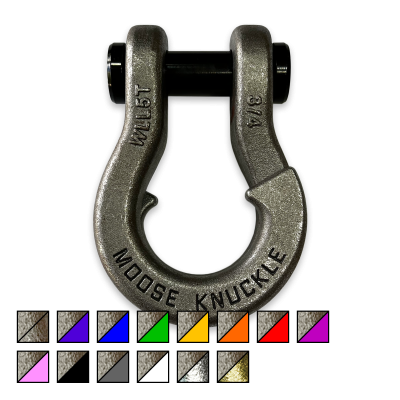 Jowl Recovery Split Shackle 3/4 Raw Dog Moose Knuckle Offroad