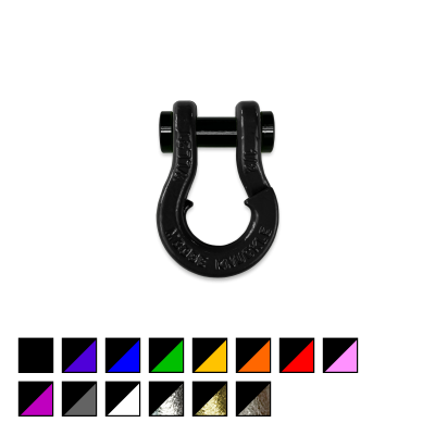 Jowl SxS Recovery Split Shackle 1/2 Black Hole Moose Knuckle Offroad