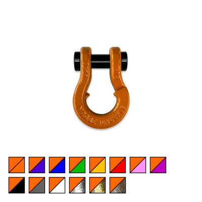 Jowl SxS Recovery Split Shackle 1/2 Obscene Orange Moose Knuckle Offroad