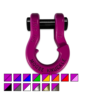 Jowl Recovery Split Shackle 7/8 Pogo Pink Moose Knuckle Offroad
