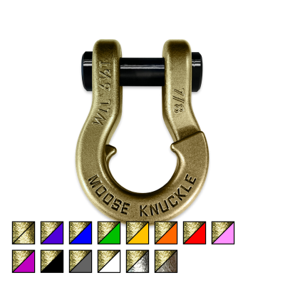 Jowl Recovery Split Shackle 7/8 Brass Knuckle Moose Knuckle Offroad