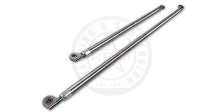 Jeep Wrangler TJ/LJ 1 Ton Aluminum Tie Rod and Drag Link Heim Steering Kit No Clamp RPM Steering