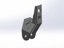 Offset Track Bar Bracket 2007 2018 Jeep Wrangler JK/JKU RPM Steering
