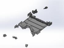 JLU 3-Link Front and Double Triangulated 4-Link Rear Long Arm Bracket Kit RPM Steering