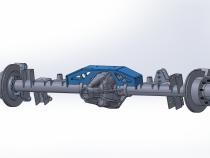 Dstrac 70 Rear Short Truss High Pinion Rear 70 RPM Steering