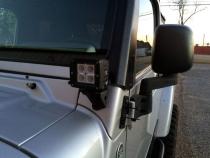 A-Pillar LED Light Mounts for Jeep TJ/LJ Motobilt