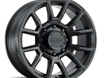 Aluminum Wheels 18x9 Gauge 950B Satin Black Multi Spoke 0 Offset 8 on 165.1 Bolt Pattern 125.2 Bore Raceline