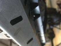 Jeep JK Unilimited Rocker Guards With Step 07-18 Wrangler JK Crusher Series Bare Steel Motobilt