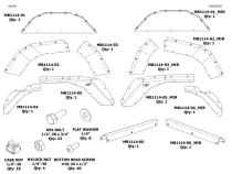 Rear Aluminum Inner Fenders for Jeep JT Gladiator Motobilt