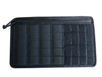 Molle Modular Universal Visor Organizer Panel W/ Zippered Pocket For Mid-Size Vehicle Visors Bartact