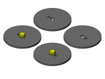 Jeep Wrangler Rear Coil Spring Retainer Kit 1997-2006 TJ/LJ Clayton Off Road