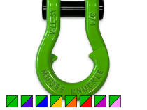 Jowl Recovery Split Shackle 3/4 Sublime Green Moose Knuckle Offroad