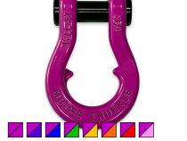 Jowl Recovery Split Shackle 3/4 Pogo Pink Moose Knuckle Offroad