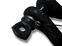 B'oh Recovery Spin Pin Shackle 3/4 Black Hole Moose Knuckle Offroad