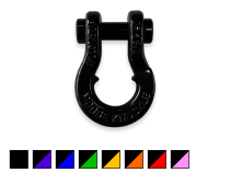 Jowl SxS Recovery Split Shackle 5/8 Black Hole Moose Knuckle Offroad