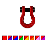 Jowl SxS Recovery Split Shackle 1/2 Flame Red Moose Knuckle Offroad