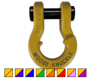 Jowl Recovery Split Shackle 7/8 Detonator Yellow Moose Knuckle Offroad